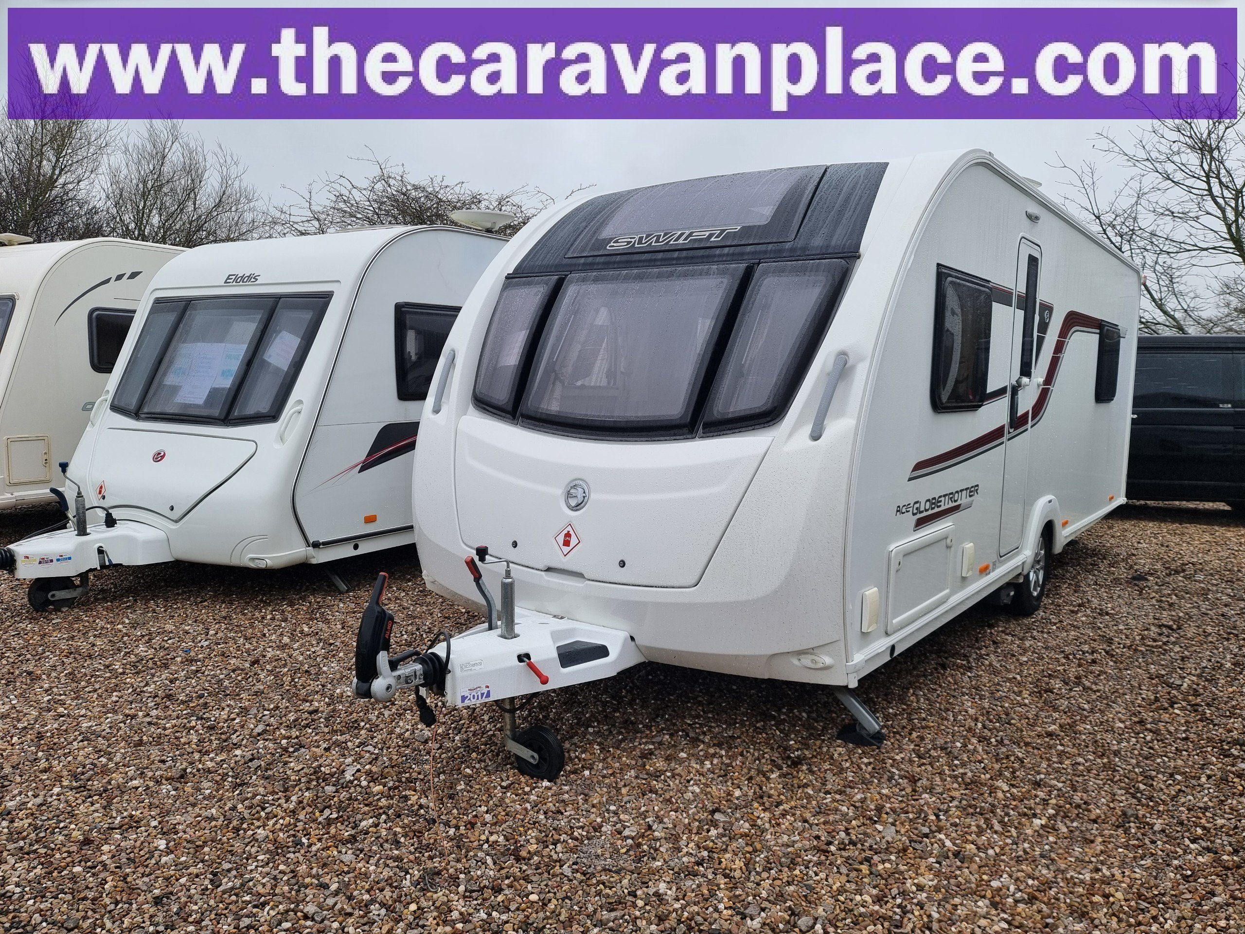 2017 Swift Sprite Major 4 EB Ace Globetrotter - Exterior - Front