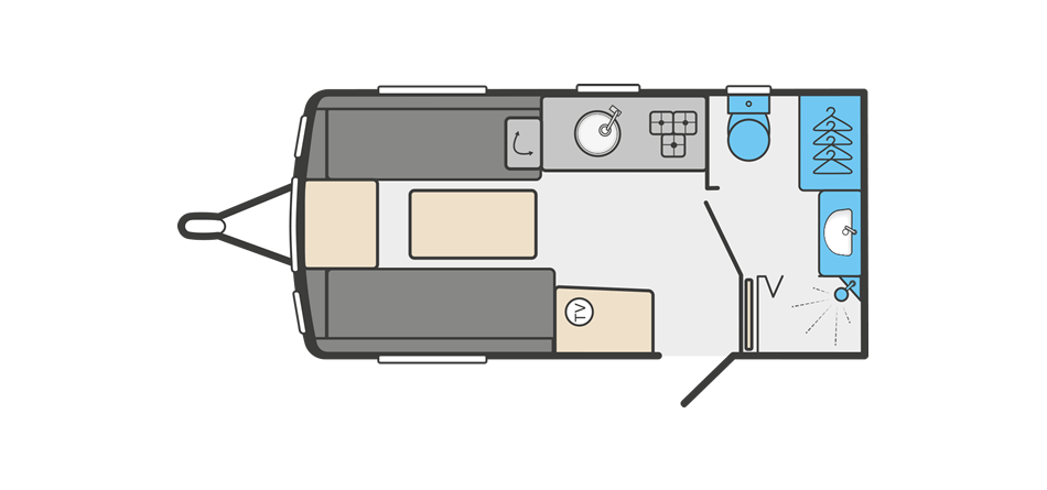End Washroom floorplan