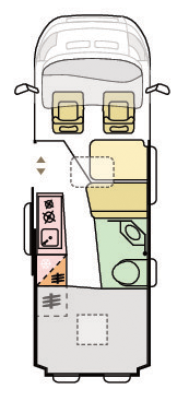 Transverse Rear Bed floorplan