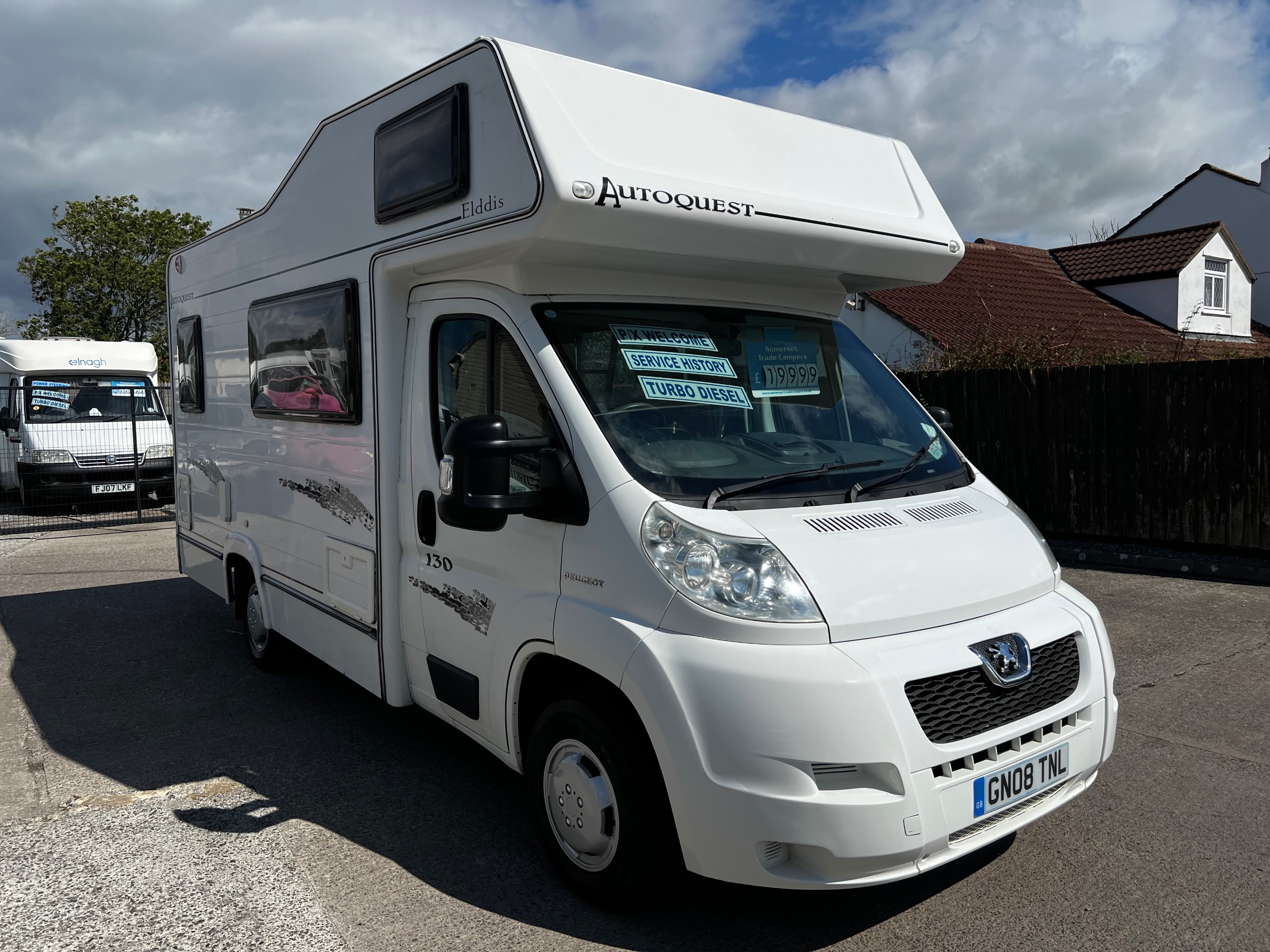 2008 Elddis Autoquest NEW MOT. . Rear belts