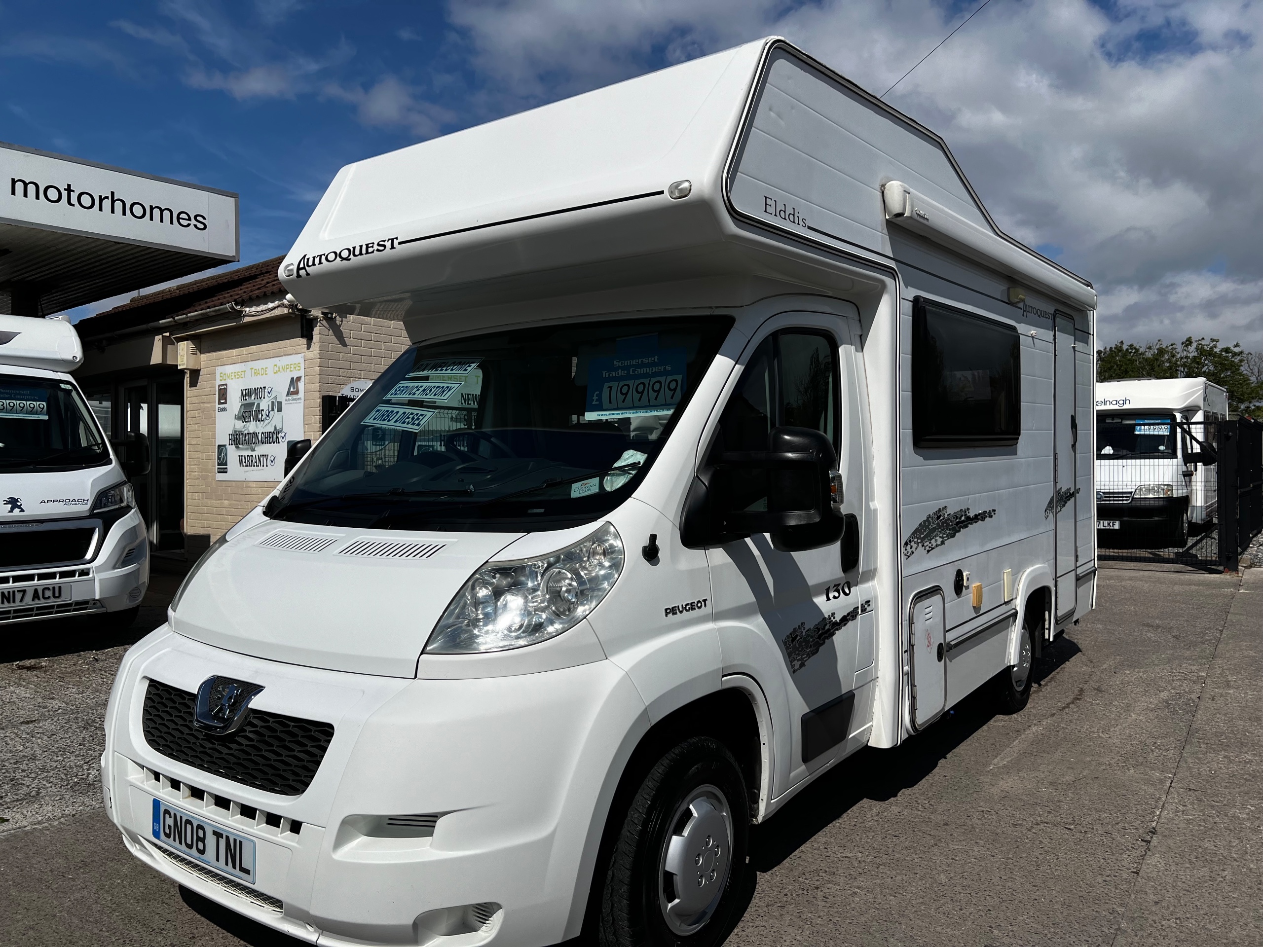 2008 Elddis Autoquest NEW MOT. . Rear belts