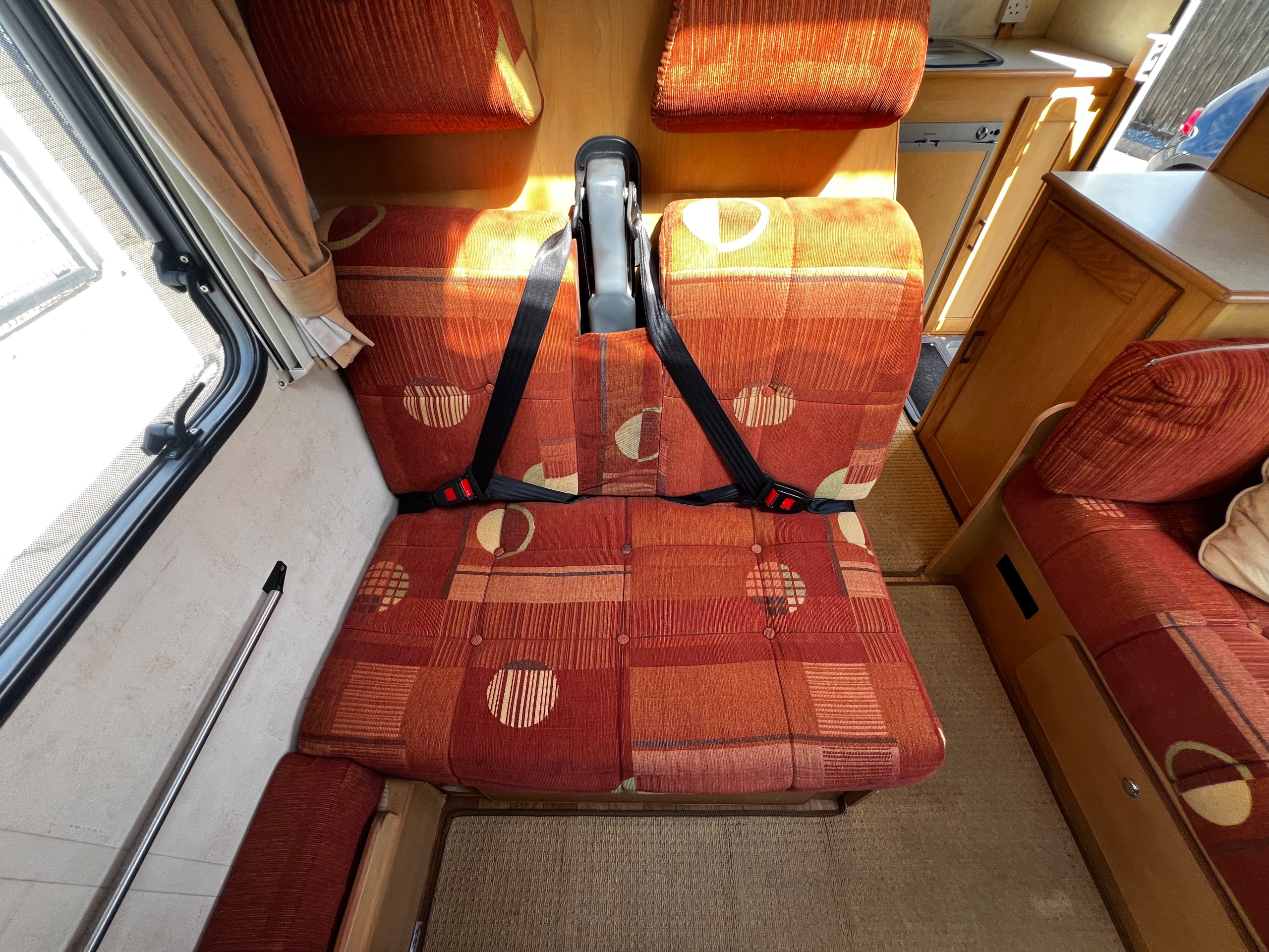2008 Elddis Autoquest NEW MOT. . Rear belts