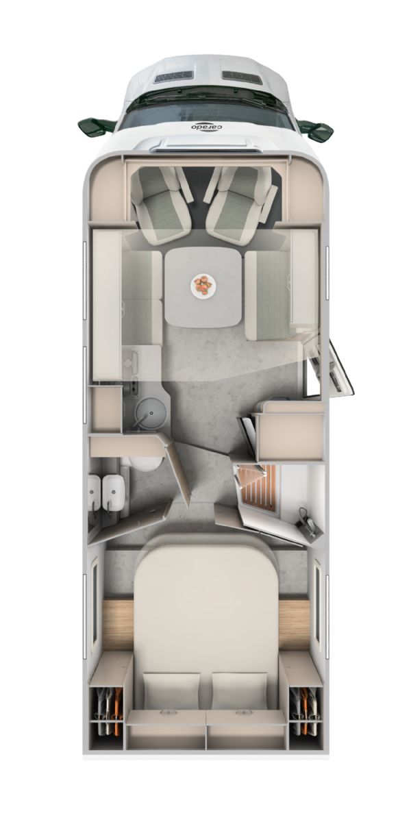 Rear Island Bed floorplan