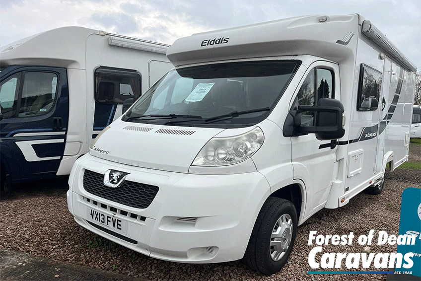 2013 Elddis Autoquest 165 4-Berth with Fixed French Bed - Exterior - Front