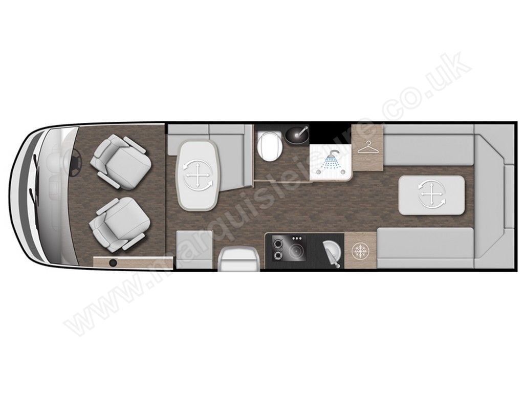 Rear Lounge floorplan