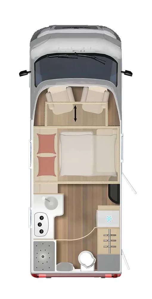 Drop-Down Bed floorplan