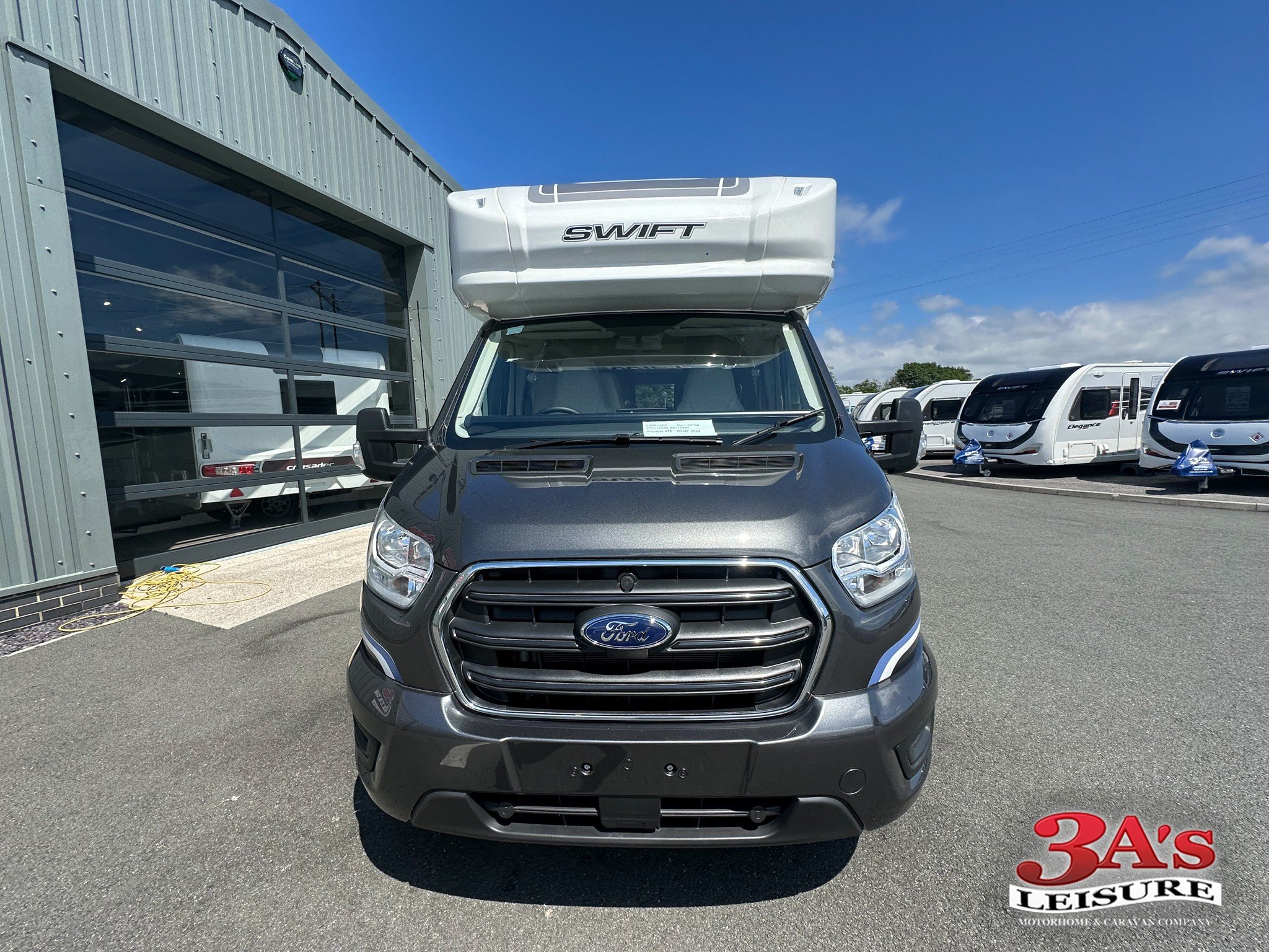 2024 Swift Voyager 475 New 4-Berth Motorhome with Rear Lounge - Exterior - Front