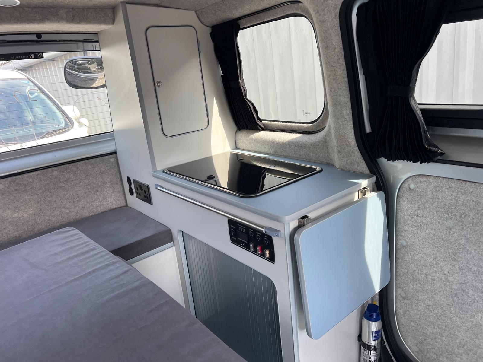 2012 Nissan NV200 1.6 Petrol Automatic Camper Elevating Roof, L shape Pull Out Bed on Runners with Porta Loo