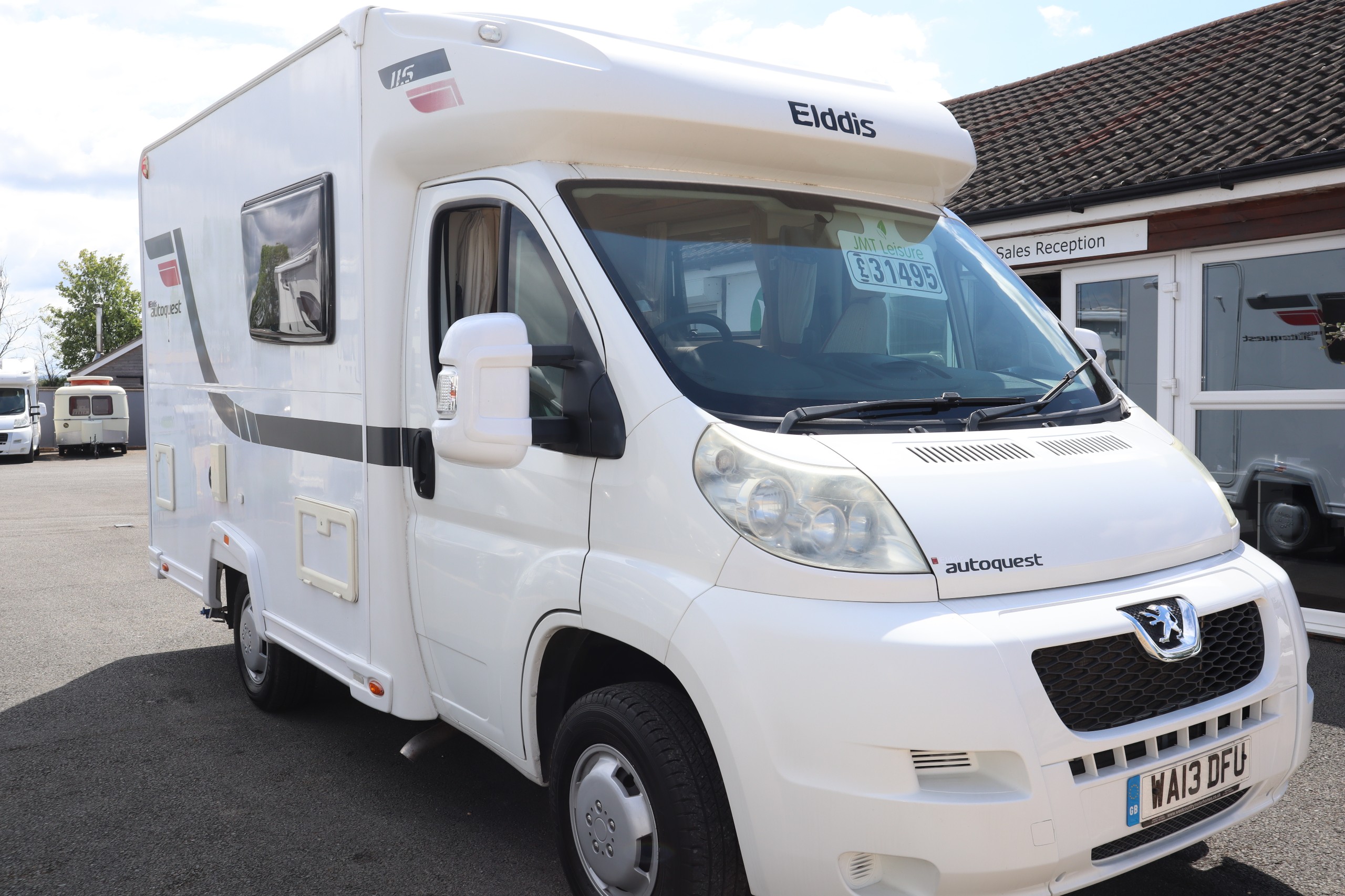 2013 Elddis Autoquest 115 Peugeot Boxer, , 2 Belts, Low Mileage, MOT, 12 Months Warranty, Habitation Service