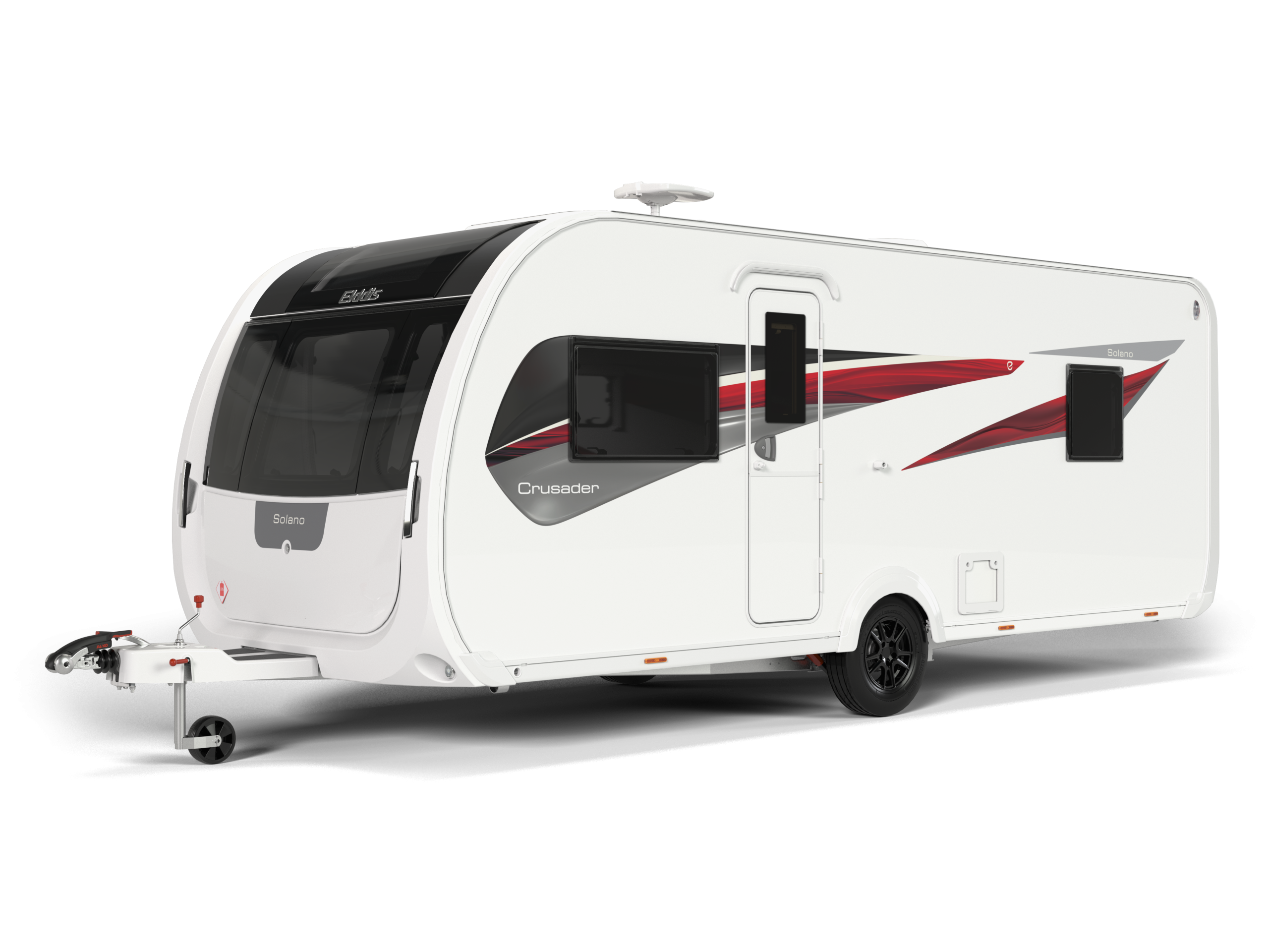2020 Elddis Crusader Solano 4-Berth Caravan with Rear Island Bed - Exterior - Front