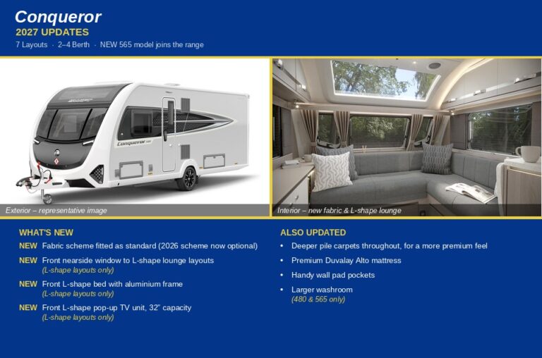 2027 Swift Conqueror Grande 560l