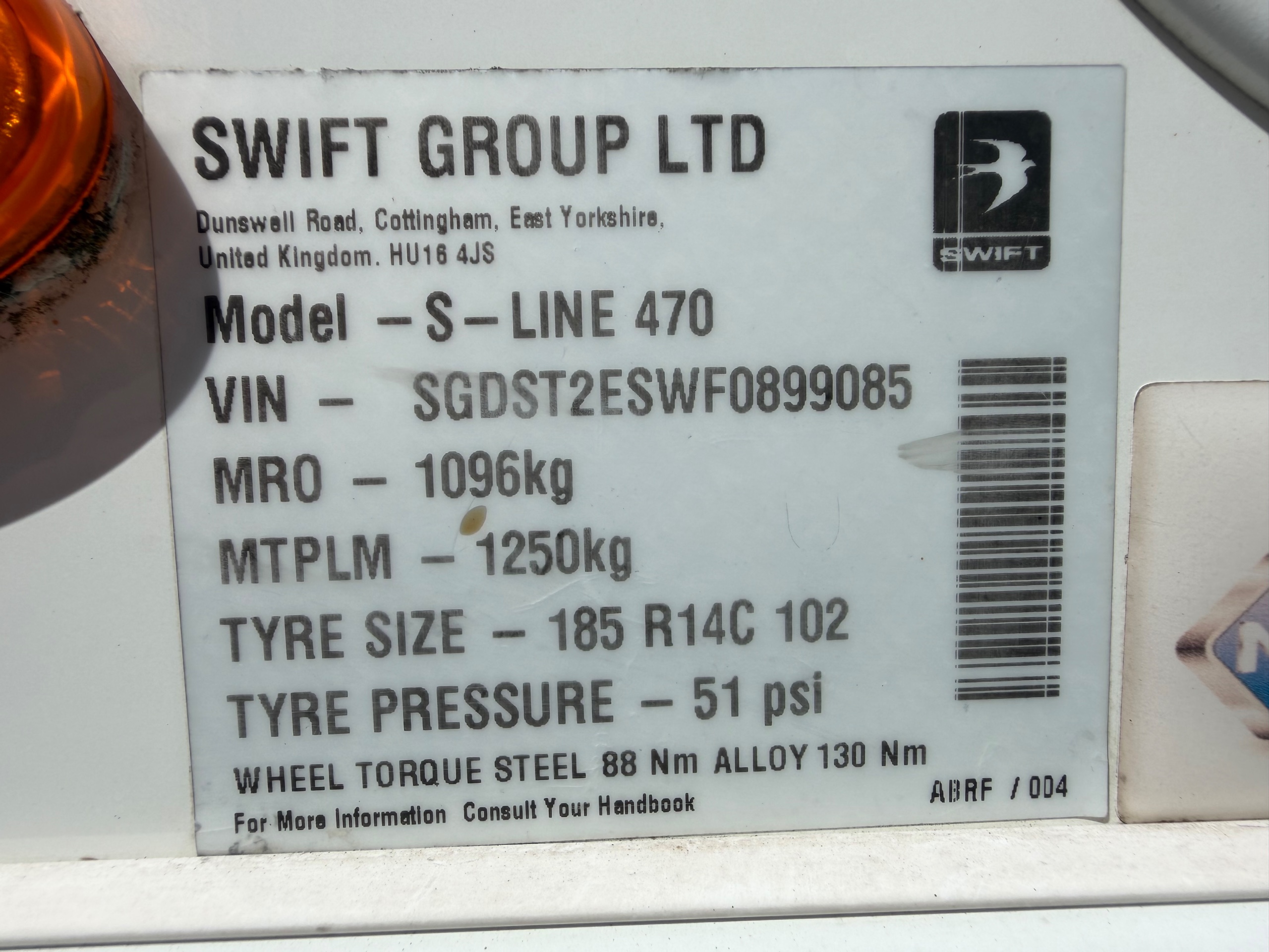 2015 Swift S-Line 470 Special Edition