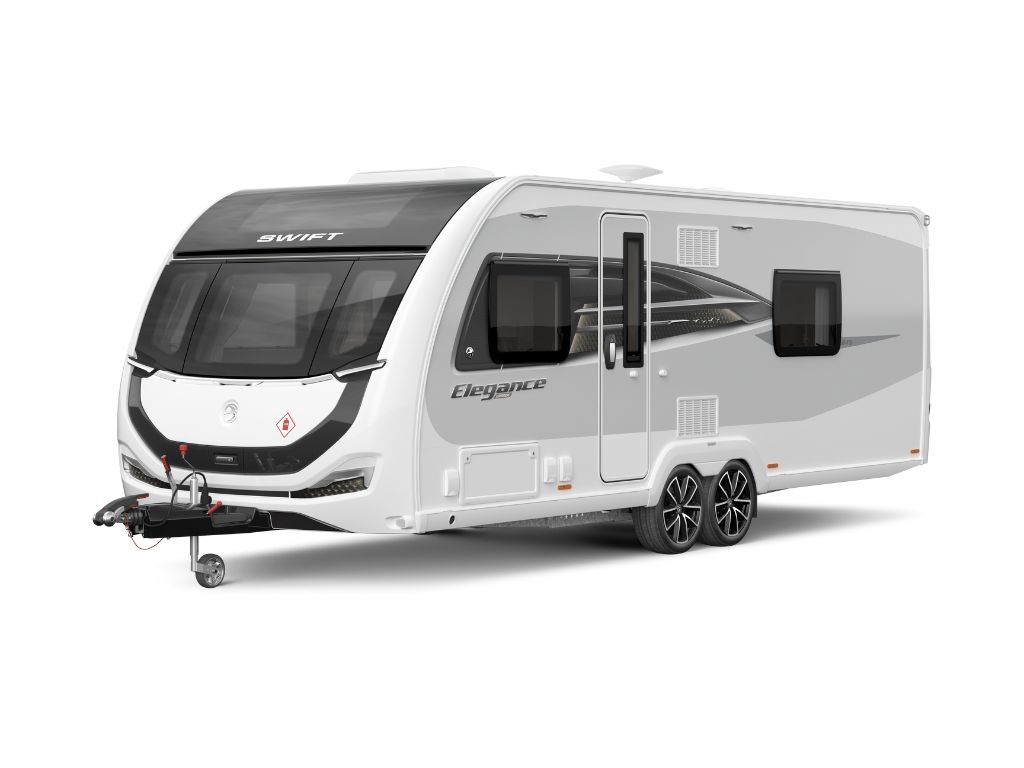 2026 Swift Elegance Grande 850 New 4-Berth Caravan with Island Bed - Exterior - Front
