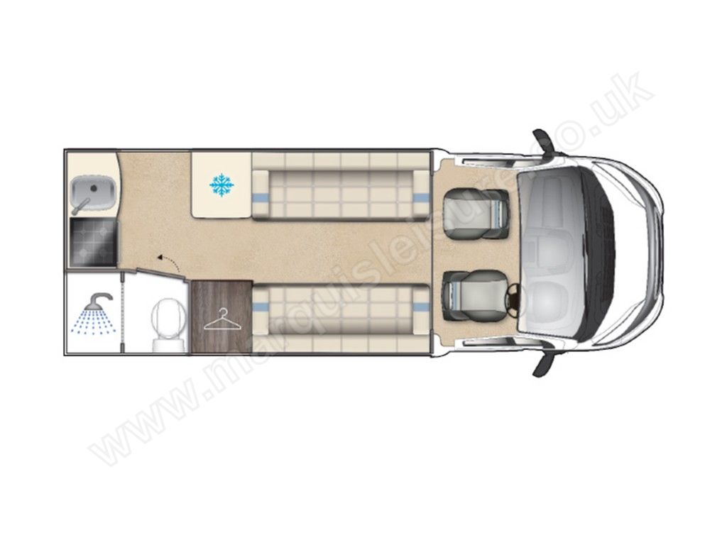 Rear / End Kitchen floorplan