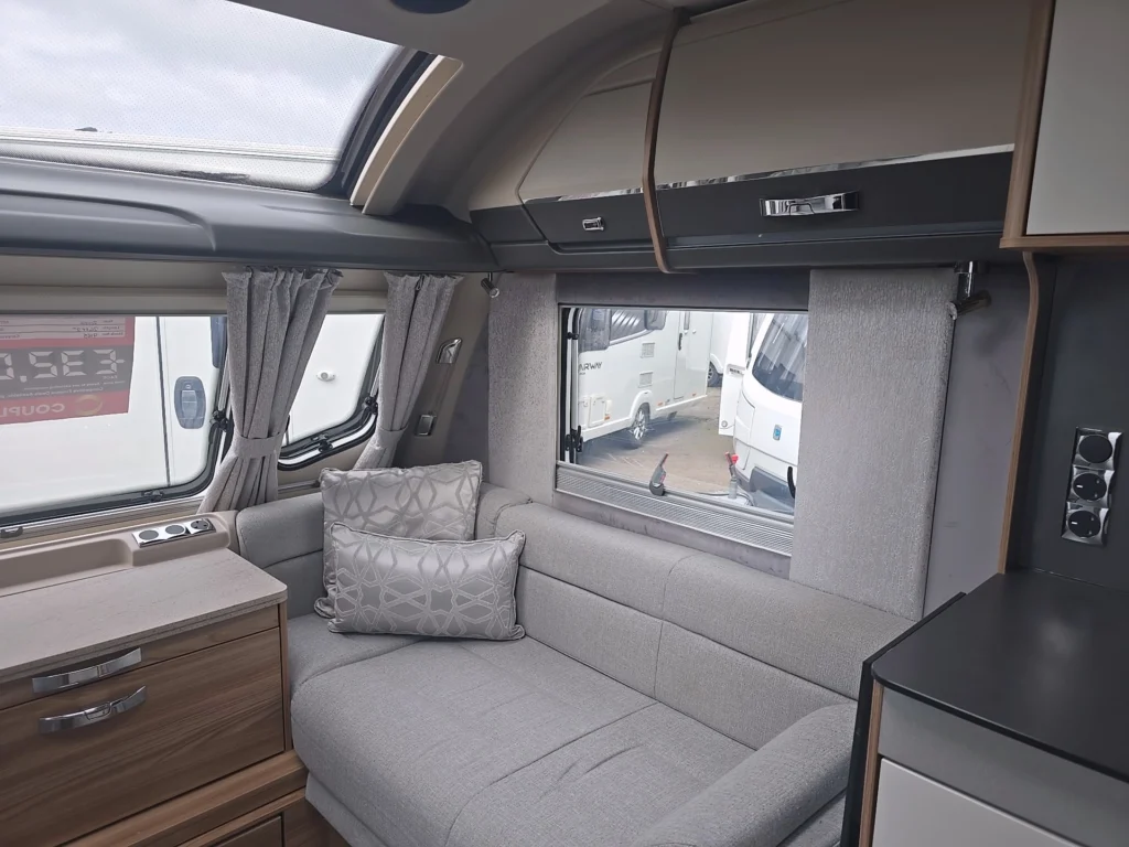 2022 Bessacarr By Design 835 4 Berth Caravan with Transverse Island Bed
