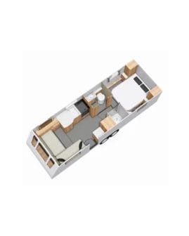 Rear Island Bed floorplan
