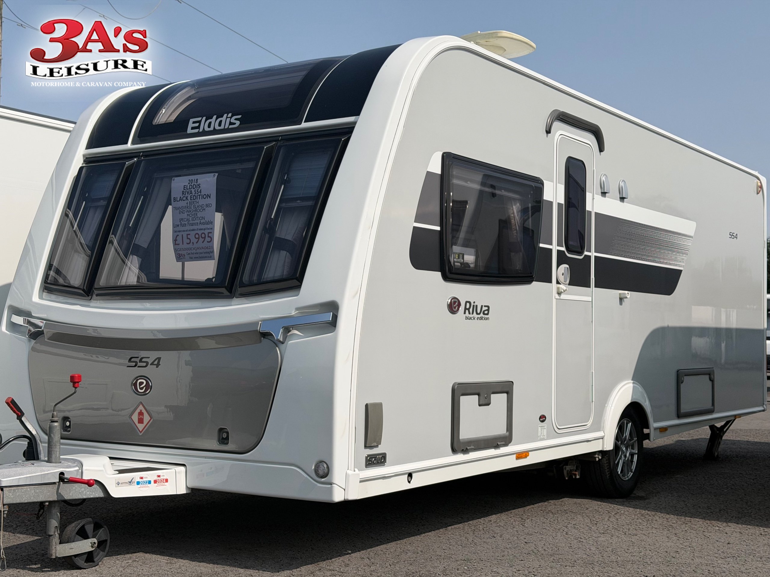 2018 Elddis Riva 554 Black Edition