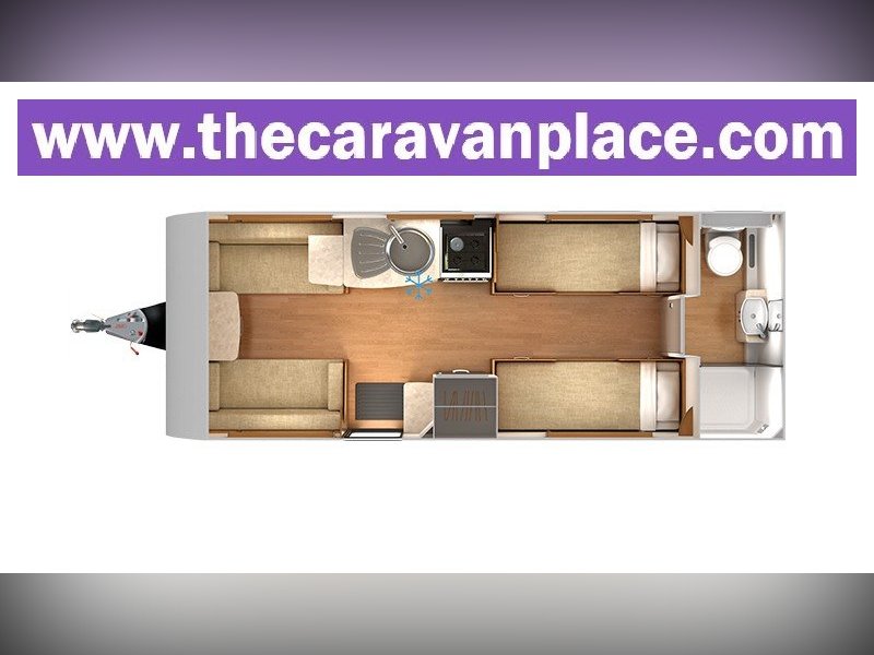 Twin Fixed Single Beds floorplan