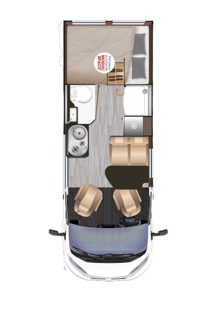 Fixed Bed with Garage floorplan