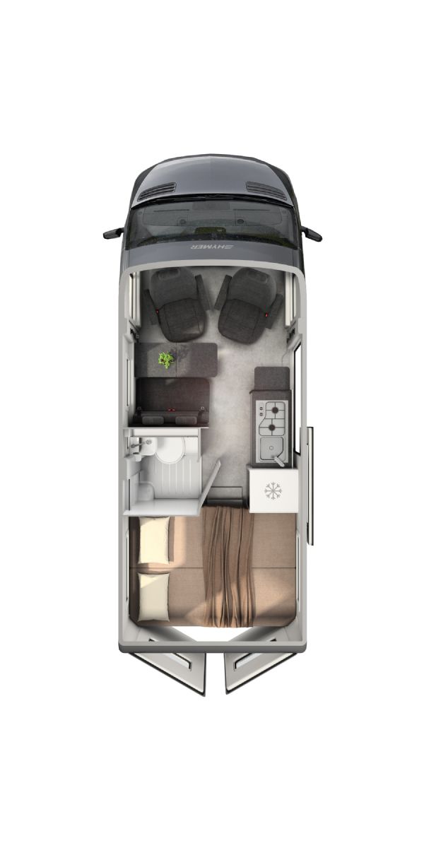 2026 Hymer Grand Canyon S Crossover Automatic Off-Grid Campervan