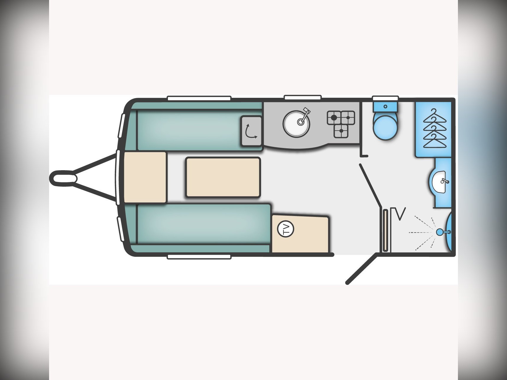 End Washroom floorplan