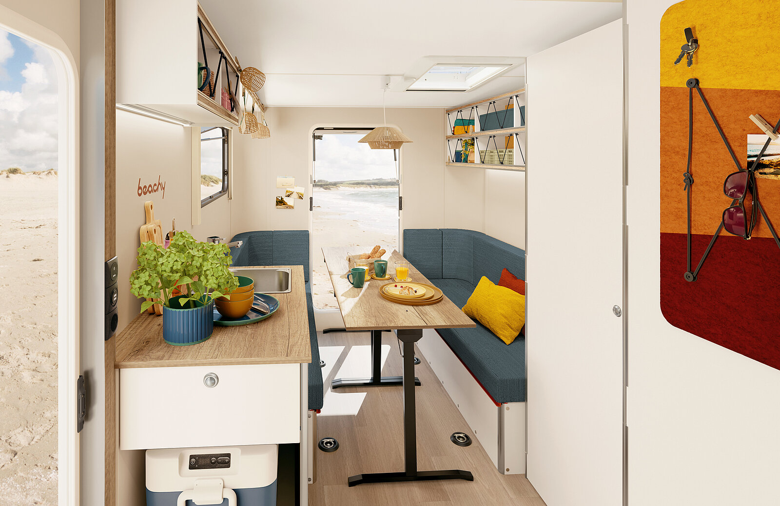 Hobby BEACHY 420 PLUS interior image