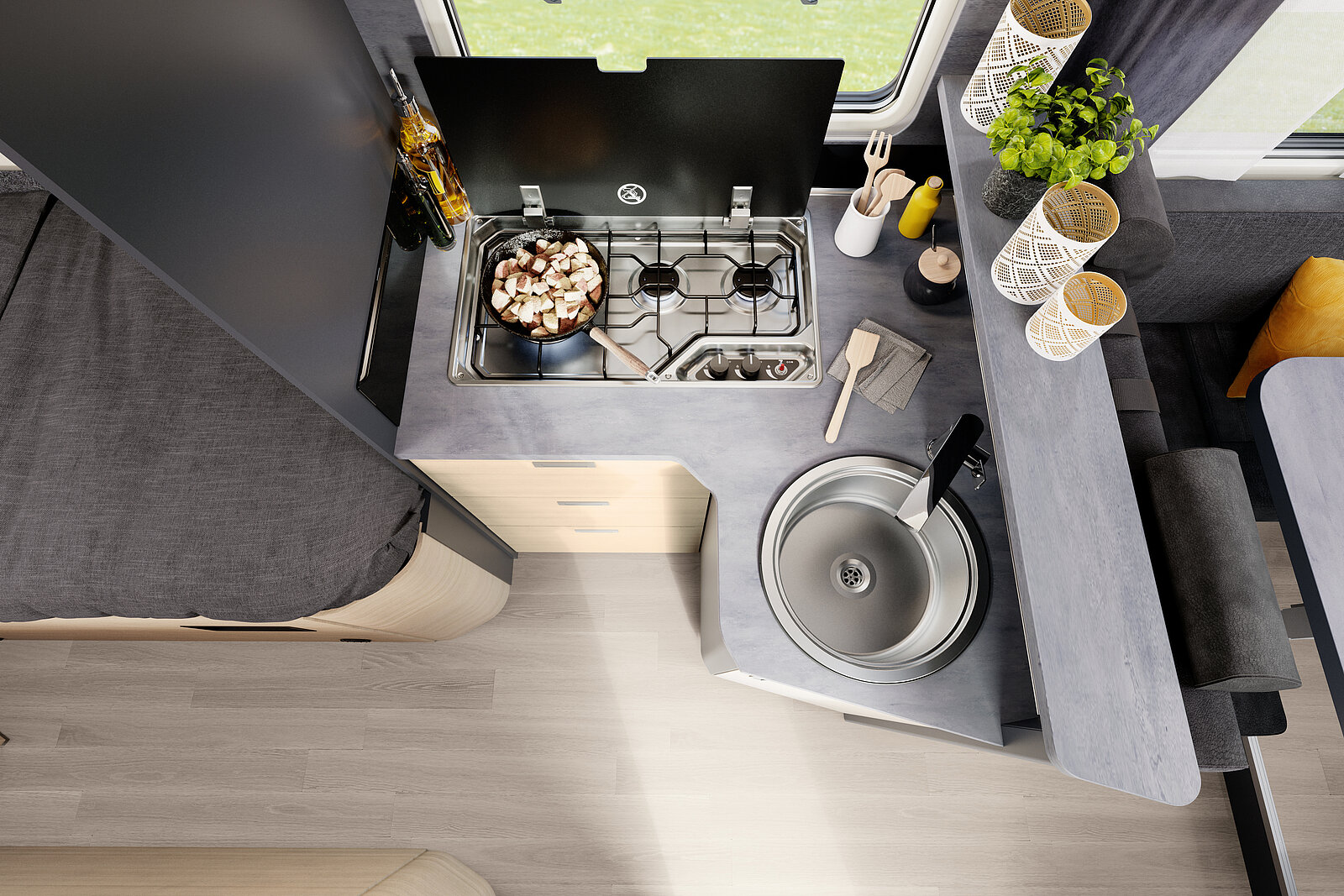 Hobby MAXIA T 740 WE interior image
