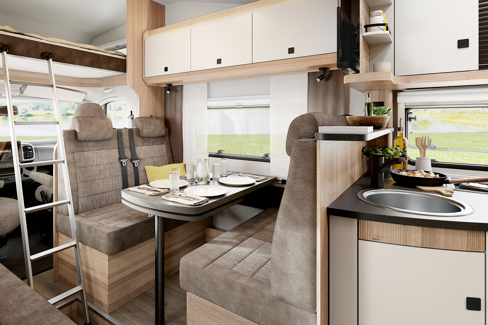 Hobby ONTOUR A 720 GFM interior image