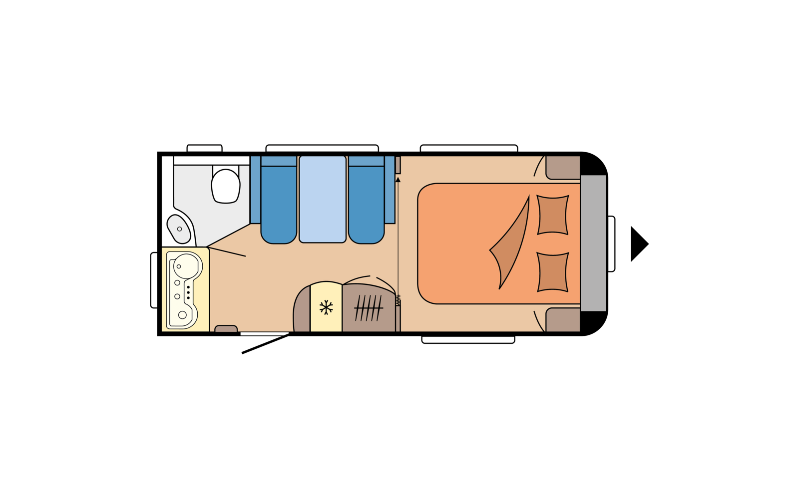 Hobby Excellent daytime floor plan