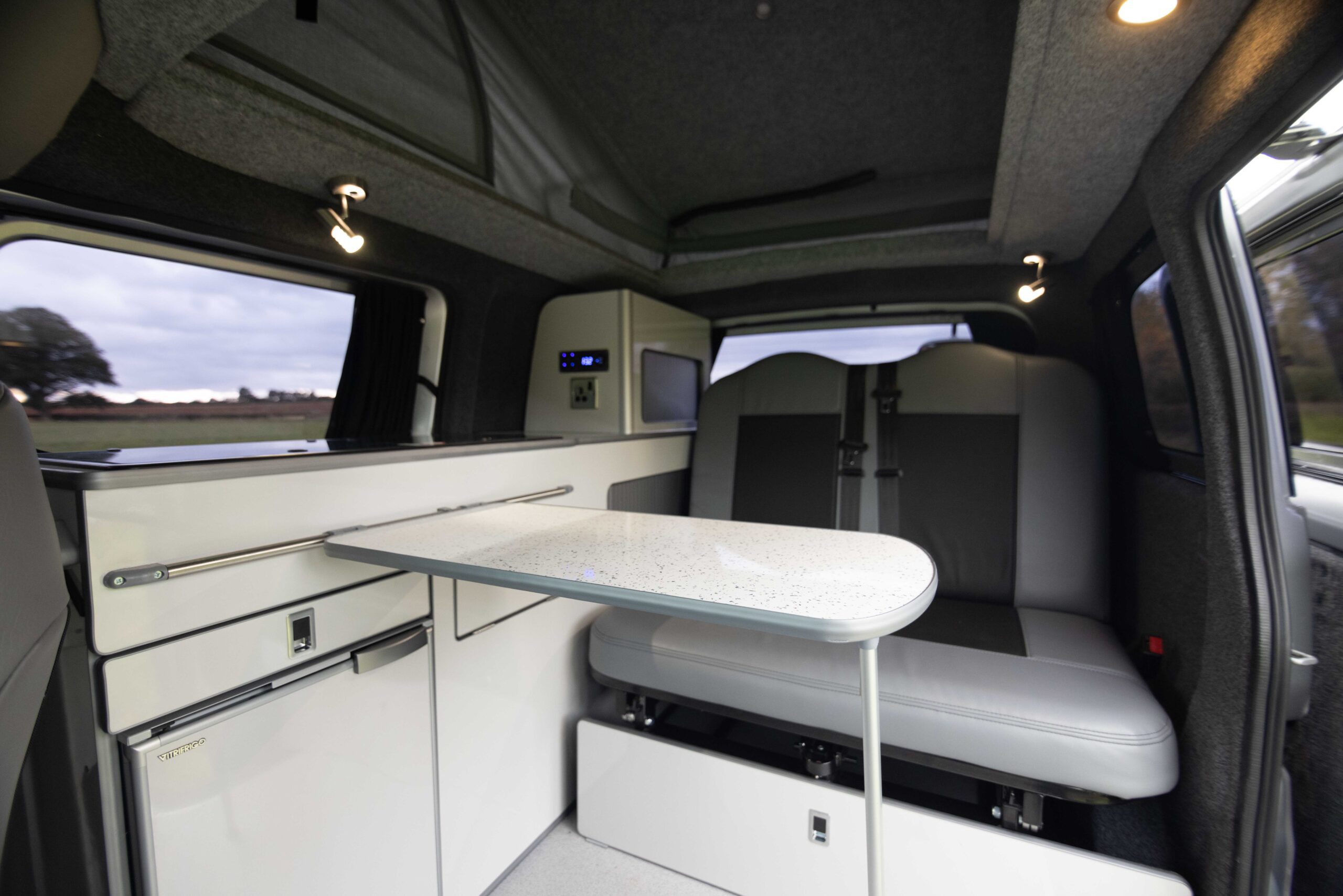 Nissan NV200 1.6 Petrol Automatic Camper Elevating Roof, L shape Pull Out Bed on Runners with Porta Loo