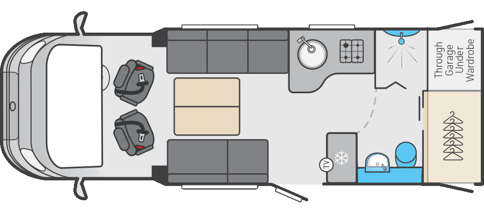 2026 Swift Trekker 540 New 4-Berth Motorhome with Automatic Gearbox